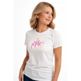 Camiseta Mãe Estampada com Coroa