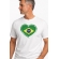 Camiseta Branca Estampa Coração Brasil – Design Patriótico Premium