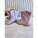 Bota infantil Boiadeira Texana Rose Metalizado Com Zíper Luxo