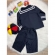 Conjunto Fantasia Infantil Azul Marinho Marinheiro Kiko