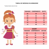 Conjunto Infantil Blusa Borboletas e Short Azul Bebê