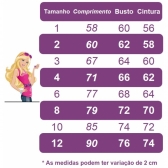 Fantasia Infantil da Barbie Acompanha a Tiara Luxo