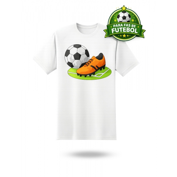 Camiseta Futebol –Bola e Chuteira | Estilo Esportivo