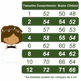 Vestido Infantil Verde Florido C/ Cinto Pérolas Natal Festas