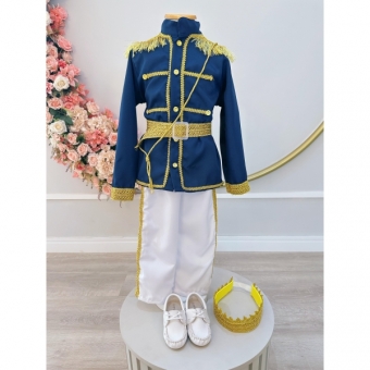Conjunto Fantasia de Príncipe Luxo Festas