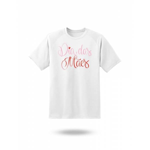 Camiseta Dia das Mães – Delicada Rosa e Vermelha