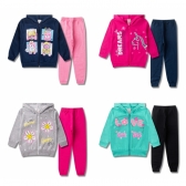 Kit Analê Conjunto Moletom Meninas Com Estampas do 1 ao 8