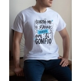 Camiseta Guarda-me ó Deus – Porque em Ti Confio | Gospel Unissex