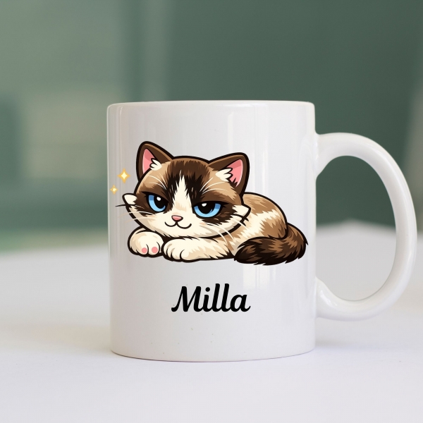 Caneca Gatinho com Nome – Presente Criativo para Amantes de Gatos
