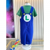 Conjunto Fantasia Infantil Verde e Azul Festas