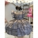 Vestido Infantil Xadrez Cinza Tartan Festas Luxo