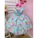 Vestido Infantil Verde Jardim das Flores Festas Luxo