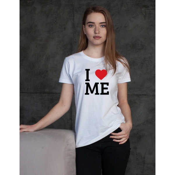 Camiseta “I Love ME” – Estilo Minimalista e Autoestima