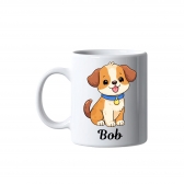 Caneca Cachorrinho com Nome – Presente Criativo Pet Lover