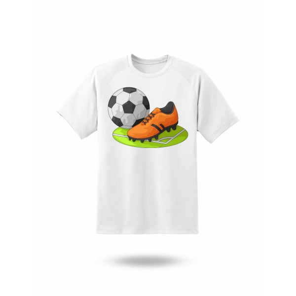 Camiseta Futebol –Bola e Chuteira | Estilo Esportivo