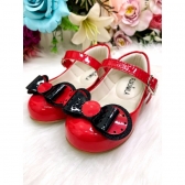 Sapatinho Vermelho Com Lacinho da Minnie Super Luxo