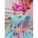 Vestido Infantil Verde Jardim das Flores Festas Luxo