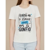 Camiseta Guarda-me ó Deus – Porque em Ti Confio | Gospel Unissex
