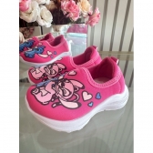 Tênis Calce Fácil Meninas Temático Stitch e Angel Pink