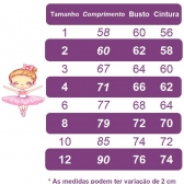 Fantasia Infantil da Bailarina Luxo Acompanha a Tiara