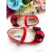 Sapatinho Vermelho Com Lacinho da Minnie Super Luxo