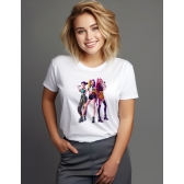 Camiseta Girl Power Pop Fashion – T-Shirt Moderna Estilo Streetwear