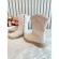 Bota infantil Boiadeira Texana Off White Com Zíper Luxo