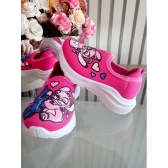 Tênis Calce Fácil Meninas Temático Stitch e Angel Pink
