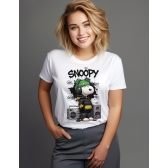 Camiseta Snoopy Street Style Grafite – Urbana Exclusiva