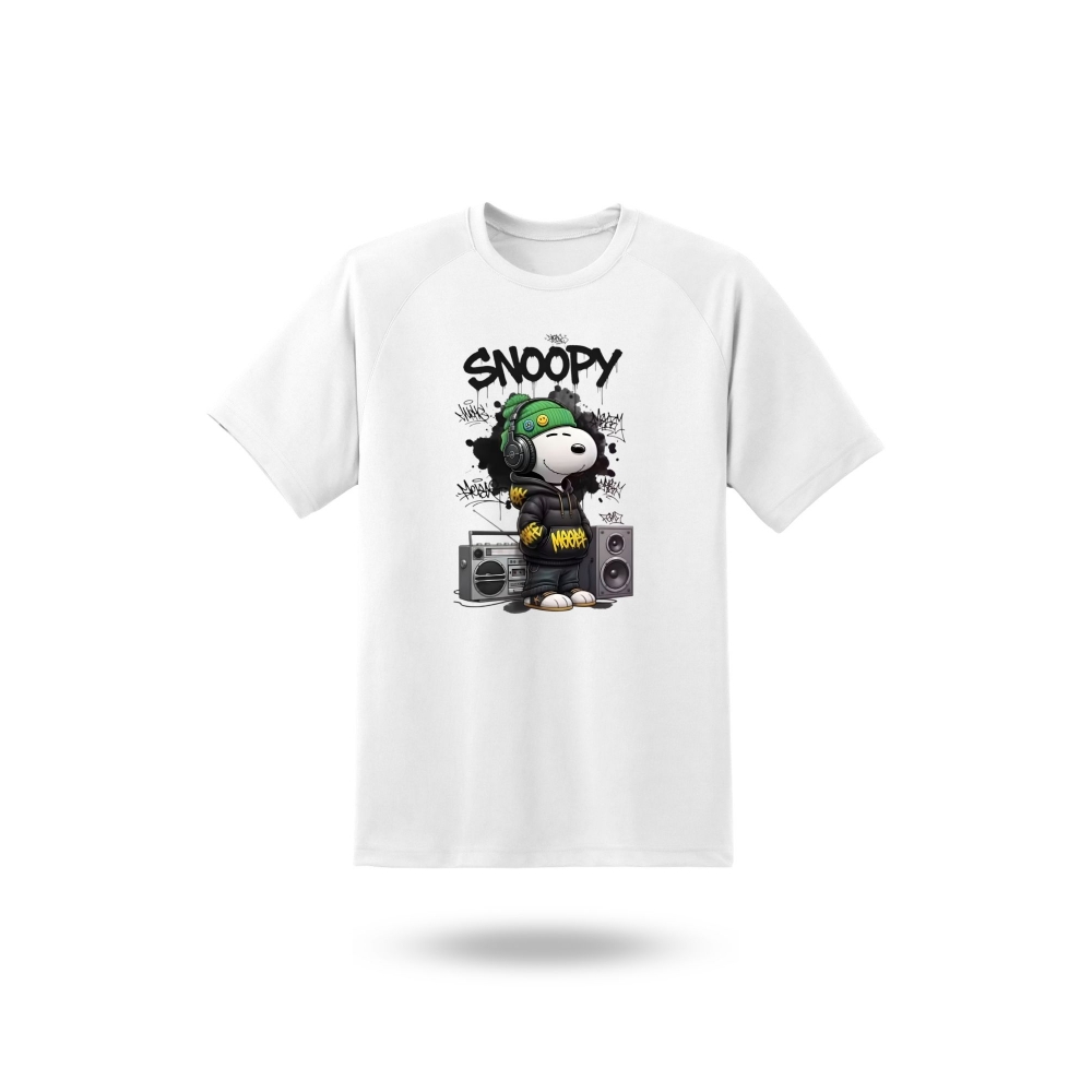 Camiseta Snoopy Street Style Grafite – Urbana Exclusiva