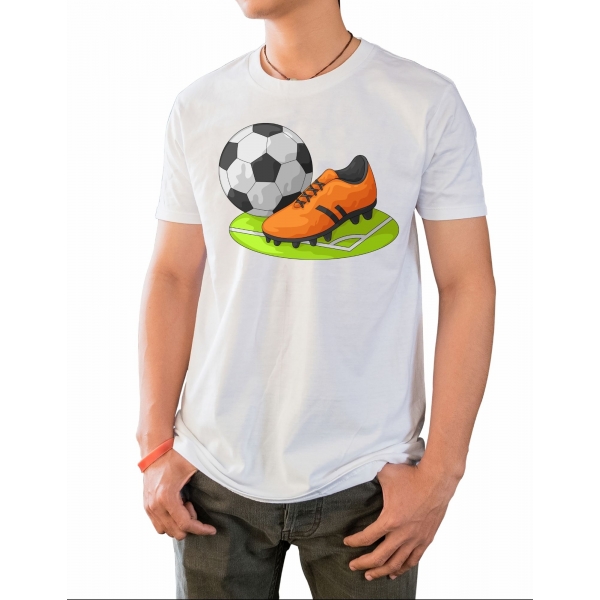 Camiseta Futebol –Bola e Chuteira | Estilo Esportivo