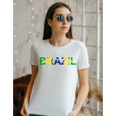 Camiseta Brasil Bandeira Premium Unissex