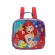 Kit Mochila de Rodinhas Escolar + Lancheira da Princesa Disney Ariel Metálica - Lilás