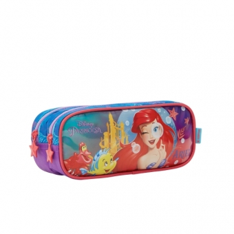 Estojo Duplo da Princesa Disney Ariel Metálica