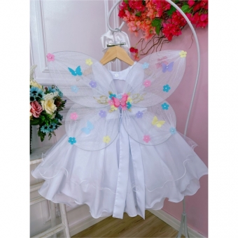 Asa Borboleta Jardim Encantado Fada Super Luxo