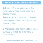 Conjunto Social Camisa Branca e Colete Calça Gravata Preto - Preto