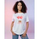 Camiseta Love Ursinhos Balões Coração Feminina Unissex Premium Romântica