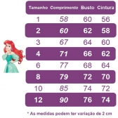 Fantasia Infantil da Sereia Ariel Acompanha a Tiara Luxo