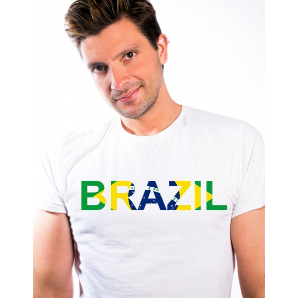 Camiseta Brasil Bandeira Premium Unissex