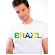 Camiseta Brasil Bandeira Premium Unissex