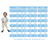 Conjunto Social Camisa Branca e Colete Calça Grav. Azul Mar.