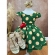 Vestido Infantil Verde Militar C/ Broche de Flor Festas