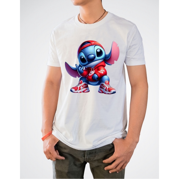 Camiseta Stitch Street Style – Estilo Urbano Exclusivo