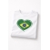 Camiseta Branca Estampa Coração Brasil – Design Patriótico Premium