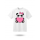 Camiseta Panda Fofo com Coração –  Cute Kawaii