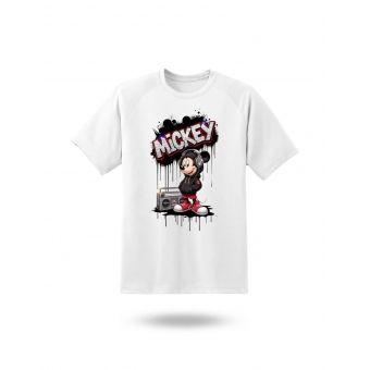 Camiseta Mickey Street Style Grafite – Unissex Premium